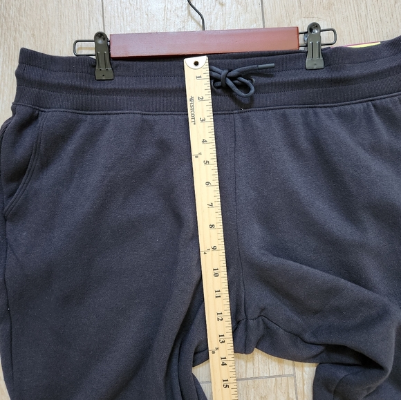 Women's Fleece Tapered Leg Pants - All in Motio Black XXL - Picture 8 of 10